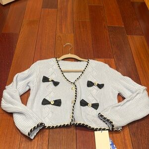 Beautiful bow cardigan